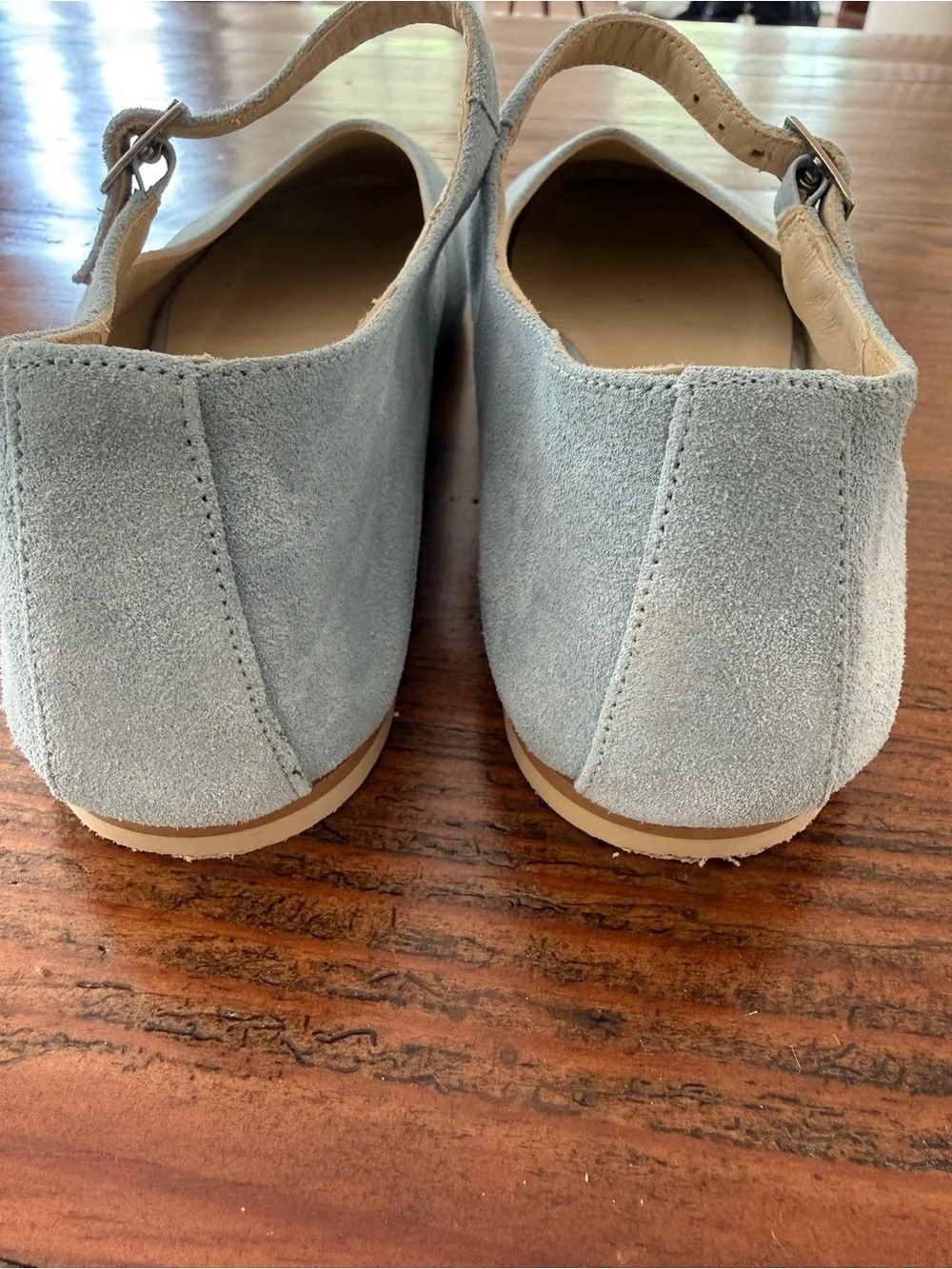 Freda Salvador Aubrey Mary Janes Blue Suede